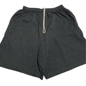 Jerzees Brand Gym Shorts Gray